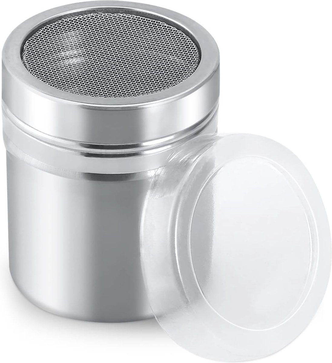 Sucrier En Acier Inoxydable 400 Ml Avec Couvercle Et Cuillère - Pour Sucre, Sel, épices - Maison, Café, Restaurant