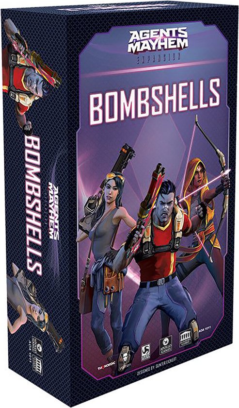 Agents of Mayhem Pride of Babylon: Bombshells Team Uitbreiding - Academy Games - Engelstalige Editie