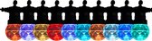 LED Lovers Multicolor Lichtsnoer - Lichtketting voor Buiten - Decoratieve Verlichting - 10 Meerkleurige LED-lampjes - 5 Meter