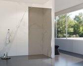 FortiFura Galeria inloopdouche - 110x200cm - rookglas - wandarm - chroom