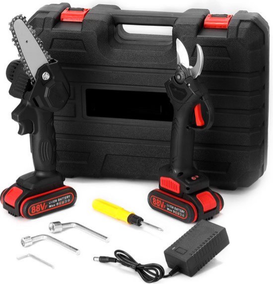 NEXROW Elektrische Snoeischaar Incl. Opbergkoffer en 2x 4.0ah NEXROW Elektrische Snoeischaar Incl. Opbergkoffer en 2x 4.0ah