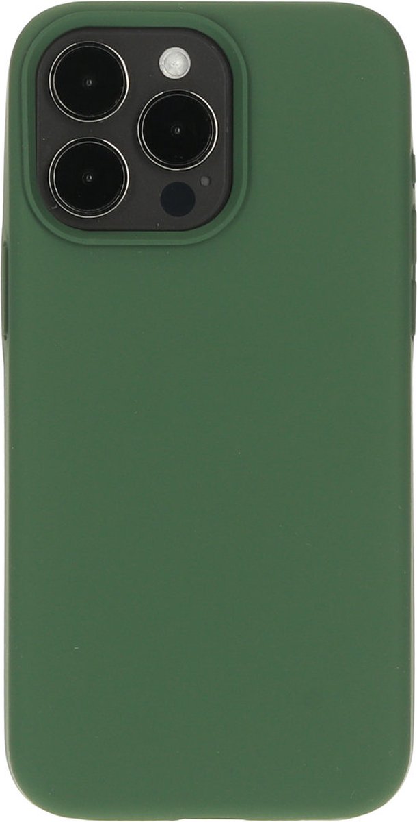 Mobiparts hoesje geschikt voor de Apple iPhone 15 Pro Max - Siliconen - Groen