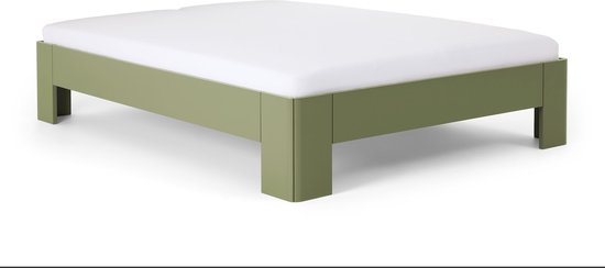 Beter Bed Fresh 450 Compleet Bed Met Silver Pocket Deluxe Foam Matras en Lattenbodem - 140x210cm - Rietgroen