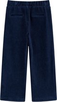 vidaXL-Kinderbroek-116-ribfluweel-marineblauw