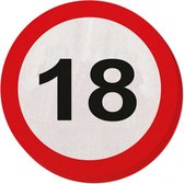 Serviettes de signalisation routière 18 ans