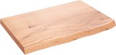 vidaXL-Tafelblad-60x40x(2-4)-cm-behandeld-massief-eikenhout-lichtbruin