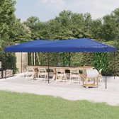 The Living Store Inklapbare Partytent - Blauw - 580 x 292 x 245 cm - 210D Oxford Stof