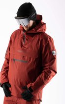 1080 DRAKE-T Mens Snowanorak | Burgundy rood | XL | Wintersport Snowboard Ski Kleding