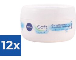 Nivea - Hydraterende Crème Soft - Voordeelverpakking 12 x 300 ml