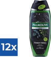 Palmolive - MEN - 3in1 Forest Fresh - Douchegel - 500ml - Voordeelverpakking 12 stuks