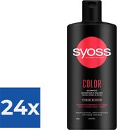 Syoss Color Shampoo - 440 ml - Voordeelverpakking 24 stuks