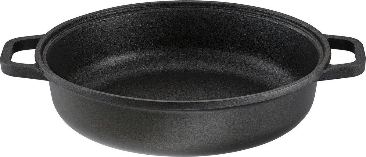 Hapjespan, Ø 28 cm, 3.5 L, ProResist Non-Stick, Incl. Handvat Beschermers - Rösle | Cadini