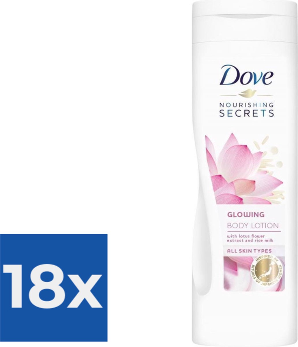 Goedkoopste Dove Nourishing Secrets Glowing Ritual Bodylotion - 400 ml - Voordeelverpakking 18 stuks