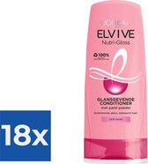 L’Oréal Paris Elvive Nutri Gloss Conditioner - 200 ml - Voordeelverpakking 18 stuks