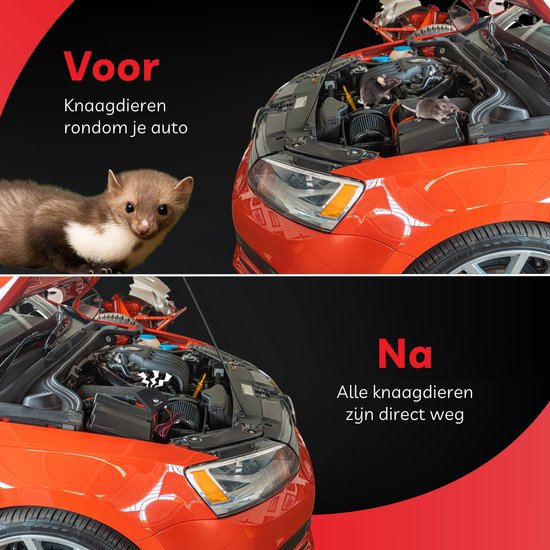 BrightLife Marterverjager - Steenmarter Verjager - Marterverjager Auto 12V - Ongedierte Verjager - Marterverjagers - Diervriendelijk