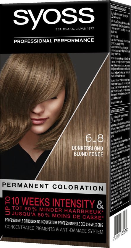 SYOSS Color baseline 6-8 Donkerblond Haarverf - 1 stuk