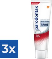 Parodontax Whitening - Tandpasta - tegen bloedend tandvlees - 75 ml - Voordeelverpakking 3 stuks