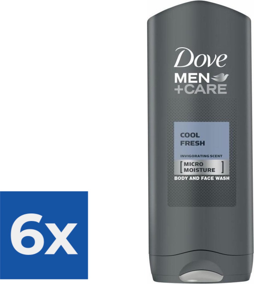 Goedkoopste Dove Men Care Cool Fresh - 400 ml - Douche Gel - Voordeelverpakking 6 stuks