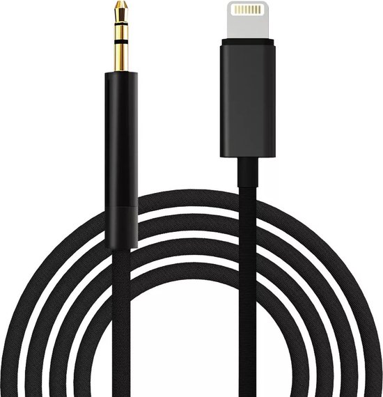 Aux Kabel iPhone Auto - iPhone Lightning naar Headphone Jack Audio Aux ...