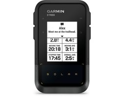 Garmin eTrex Solar - Navigatie - Handheld - Zonne-energie - Multiband-GPS - 2.2 inch scherm - Zwart