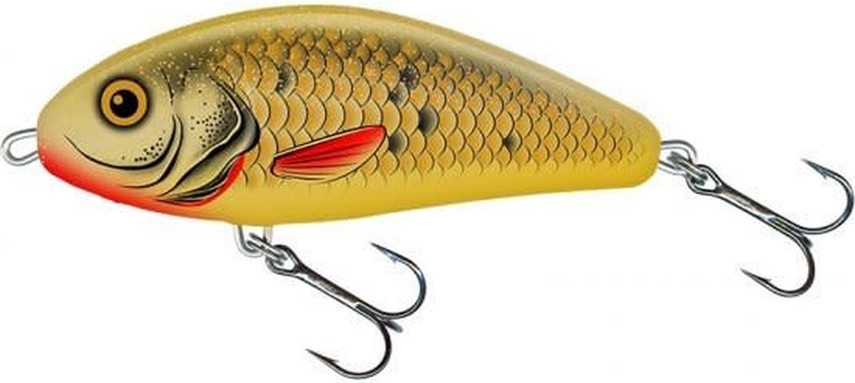 Salmo Sinking Fatso 10cm - 52g (diepte 1.2-2m) - Soort : Golden Bait