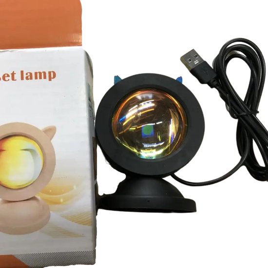 Livano Sunset Lamp - Projection Lamp - Projector - Zonsondergang - Zon Lamp - Golden Hour lamp - Tiktok