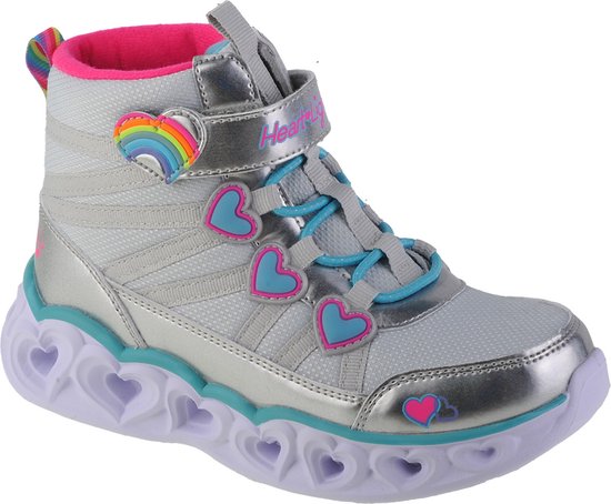 Skechers Sweetheart Lights - Sweet Styling 302668L-SMLT, voor meisje, Zilver, Laarzen,Sneeuw laarzen, maat: 31