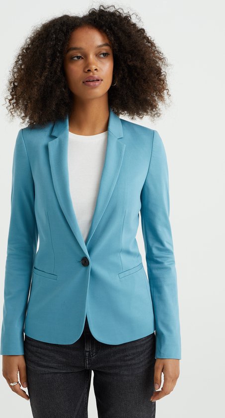 WE Fashion Blazer ajusté en jersey stretch pour femme