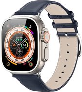 Dux Ducis - YS Leren Apple Watch Bandje - 38MM/40MM/41MM - Blauw
