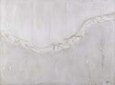 120 x 90 cm - Olieverfschilderij - Abstract - rustig - canvas - handgeschilderd
