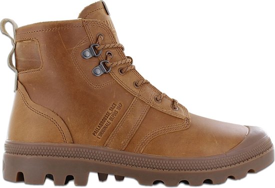 PALLADIUM PallaBrousse Tact Leather - Heren Laarzen Schoenen Boots Leer Bruin 08837-275-M - EU UK