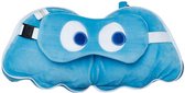 Oreiller de Voyage & Masque de Couchage Relaxeazzz Pac-Man Blauw Spirit Rond - 16x17x9cm
