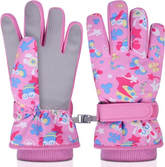 Gants de ski pour enfants, gants d'hiver, gants de neige thermique avec  poignets... | bol