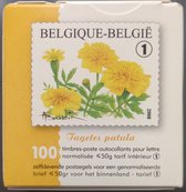 Postzegel Belgie waarde 1 zelfklevend 100 stuks - Bloemen