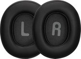 Coussinets d'oreille adaptés pour JBL Tune T760NC / T750BTNC / T710BT / T700BT - 2 pièces - Coussinets de remplacement pour casque JBL Tune T760 / T750 / T710 / T700 - Coussinets antibruit - Mousse à mémoire de forme souple - Cuir protéiné - Zwart