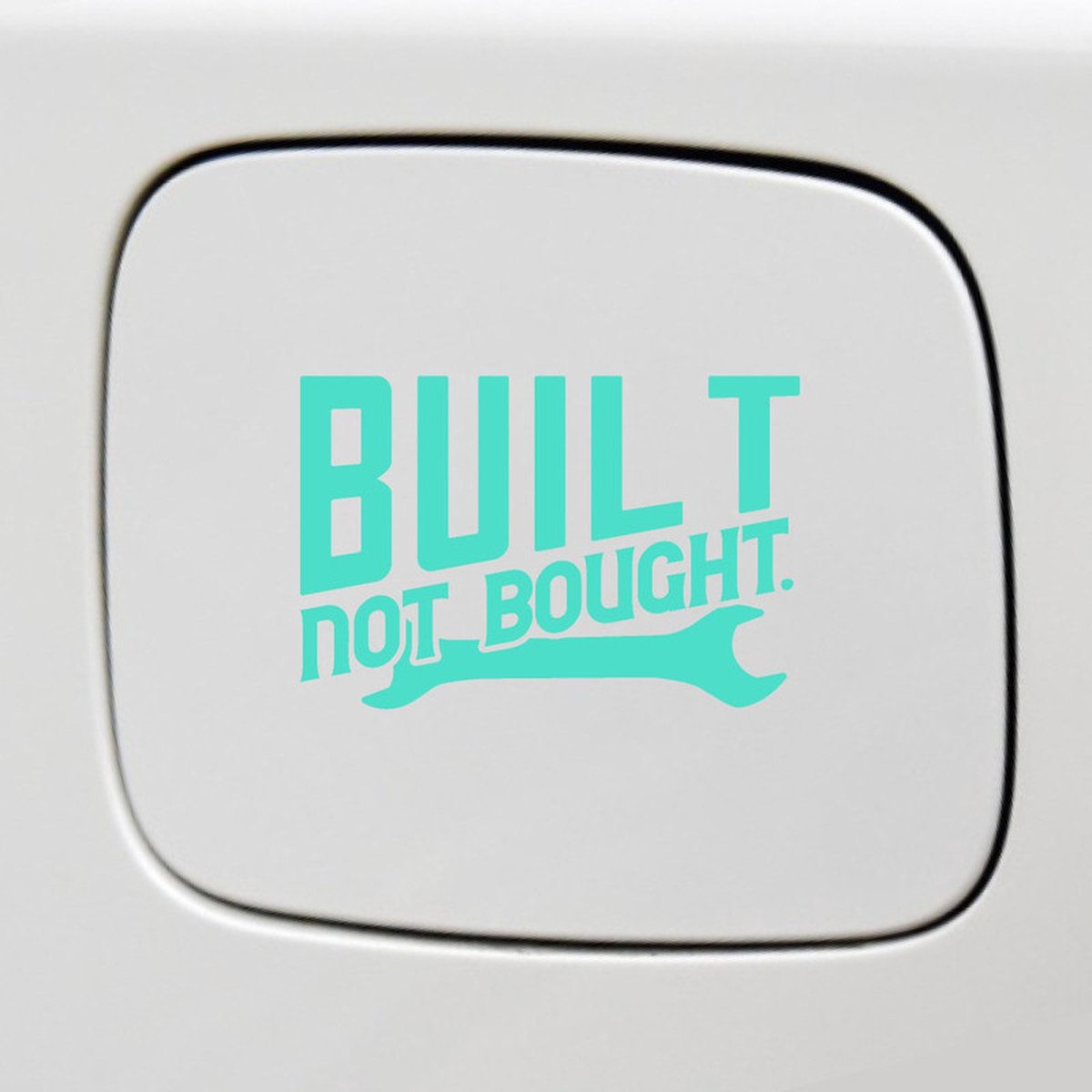 Bumpersticker - Built Not Bought - 14x9 - Mint