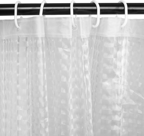 SENSEA CUBE douchegordijn PEVA Transparant Transparant