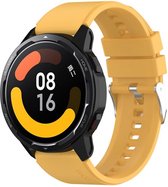 By Qubix Siliconen sportband - Geel - Xiaomi Mi Watch - Xiaomi Watch S1 - S1 Pro - S1 Active - Watch S2