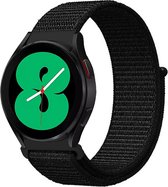 By Qubix Sport Loop nylon bandje - Zwart - Xiaomi Mi Watch - Xiaomi Watch S1 - S1 Pro - S1 Active - Watch S2