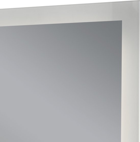 Spiegel Scafa met LED verlichting 70x50x3 cm wit