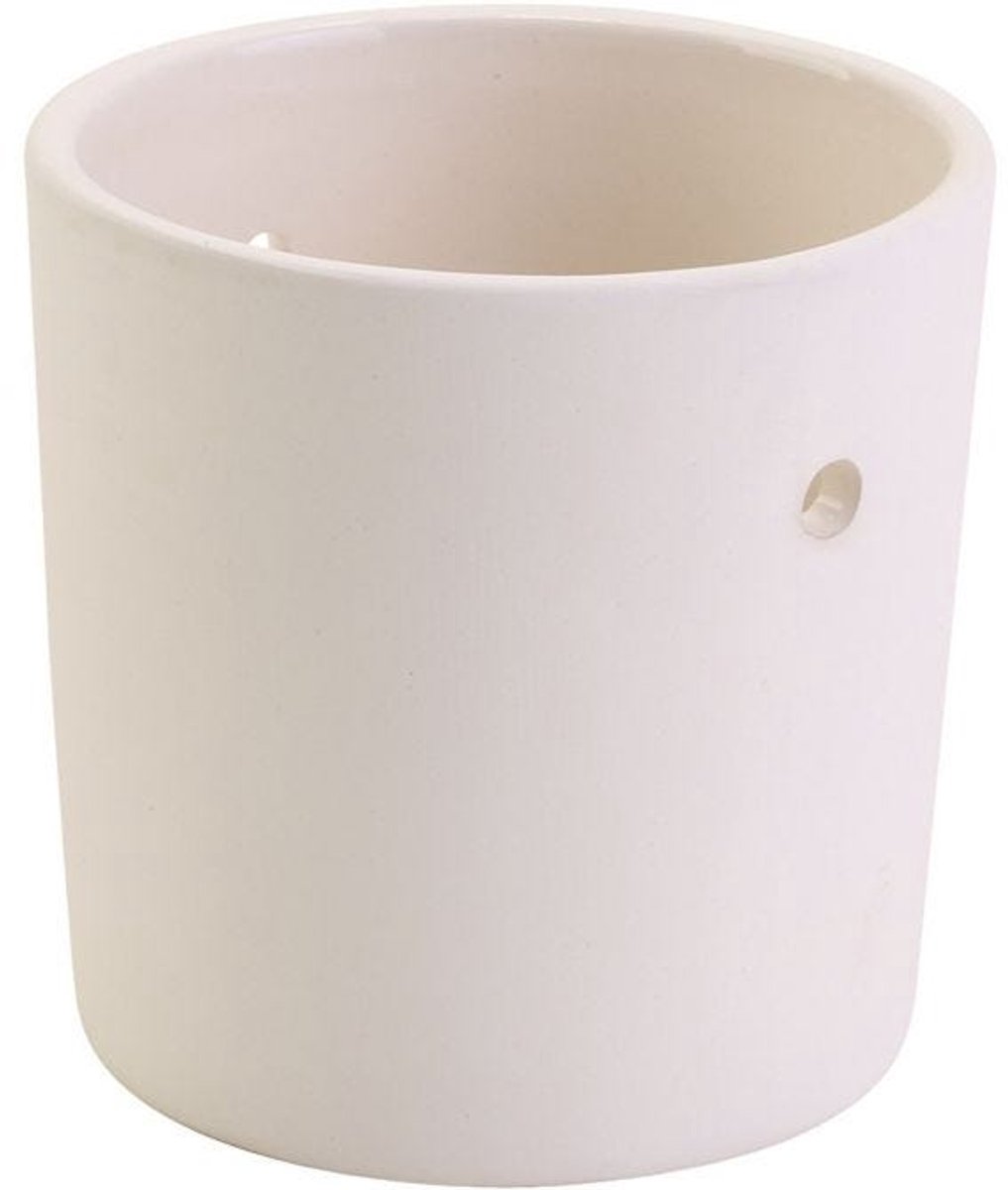 Creativ Company Keramieken Hang Bloempot 7 cm Wit 12 stuks