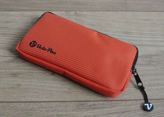 Velopac Ridepac Lite Collection Oranje | Portefeuille de Sport - Résistant à l'eau - Sac de rangement pour vélo - Poche téléphone