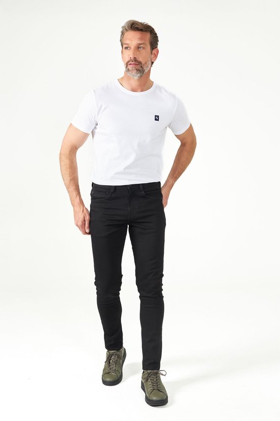 GARCIA Rocko Heren Slim Fit Jeans Zwart - Maat W28 X L30