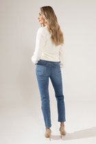 GARCIA Celia Dames Straight Fit Jeans Blauw - Maat W26 X L28