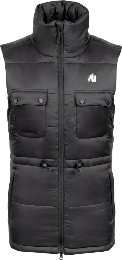 Gorilla Wear Lucia Bodywarmer - Zwart - XS