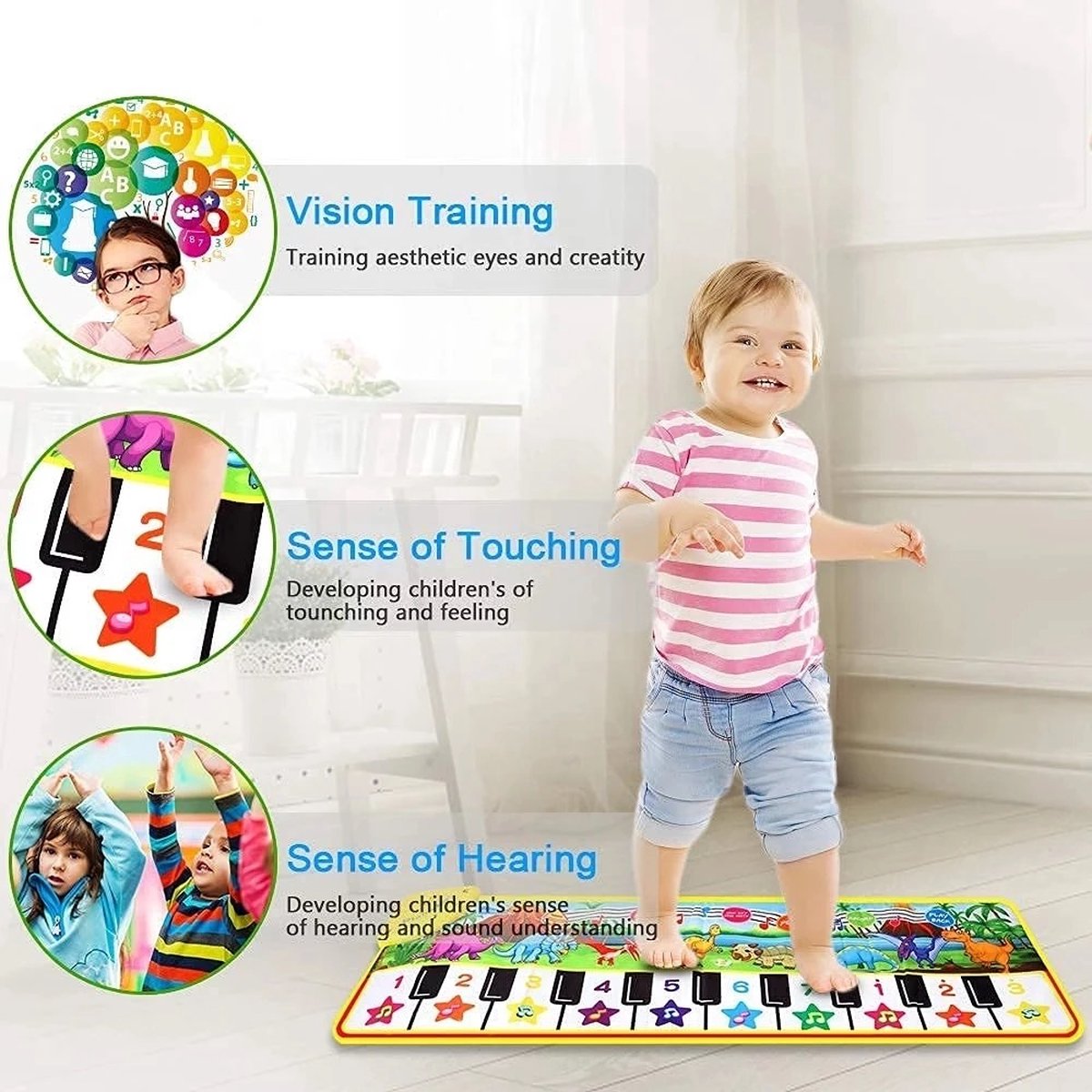 Tapis de piano pour enfants speelgoed à partir de 2 ans tapis de danse  tapis de