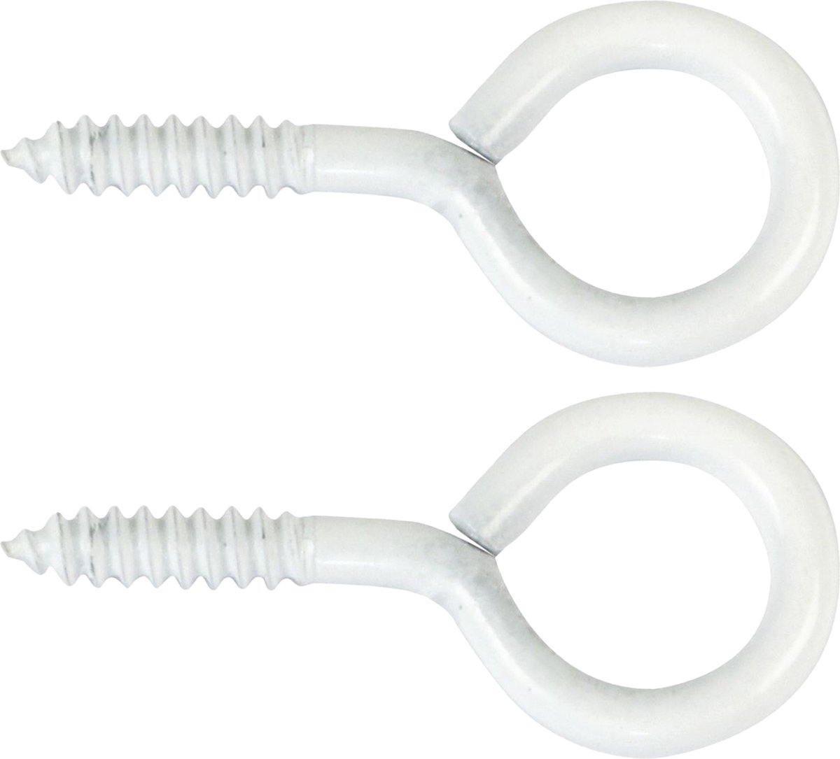 AMIG Schroefogen - 16x - staal - 40 mm - wit - DHZ ijzerwaren - bevestigingsmaterialen - A merk