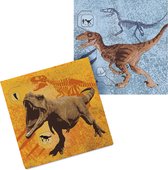 Boland - 20 serviettes en papier T- Rex - Dinos - Dino - Fête d'enfants