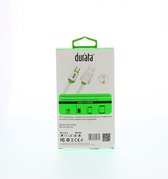 Durata DR -U30M - Gegevenskabels - 300 cm Micro USB -gegevenskabel - Snel opladen - Wit wit