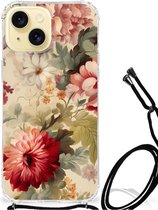 Case Geschikt voor iPhone 15 Bloemen